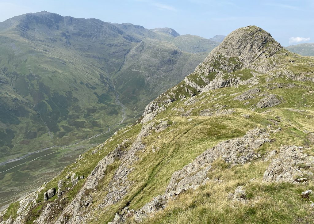 Pike of Stickle in the Langdale Pike range