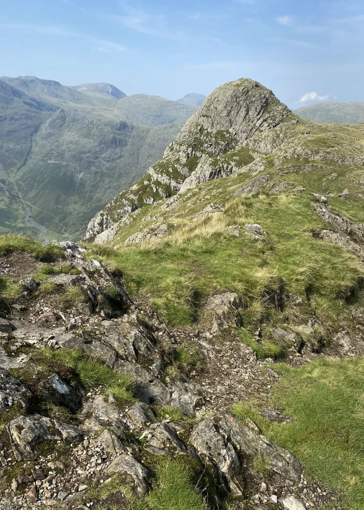 Pike of Stickle, perhaps the most recognisable of the famous Langdale Pikes
